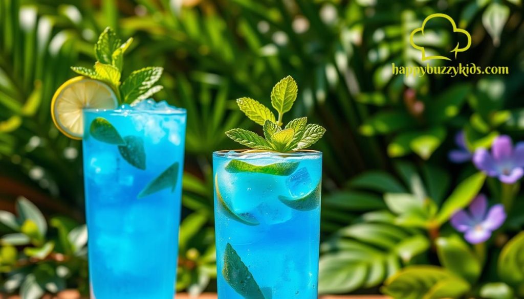 happybuzzykids.com - Resep Butterfly Pea Mojito