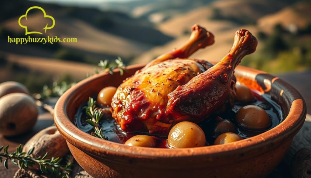 happybuzzykids.com - Sejarah dan Asal-Usul Coq au Vin dari Burgundy